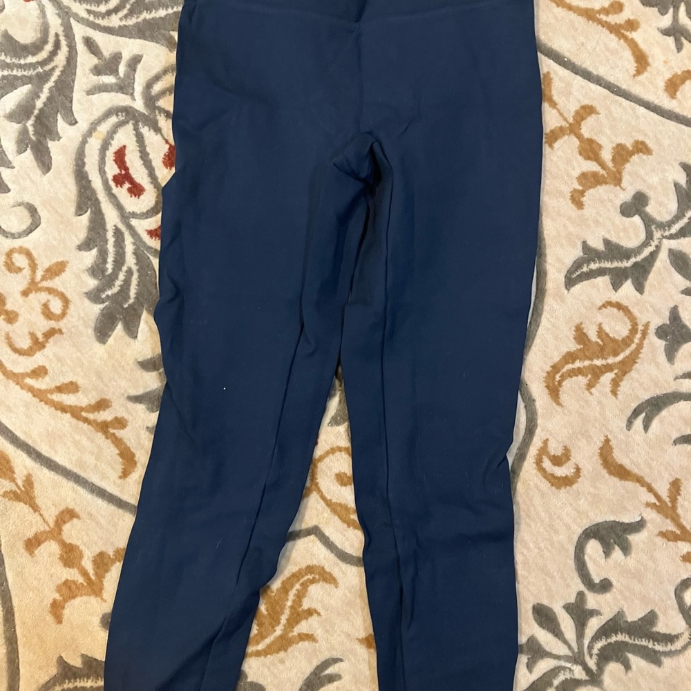 SPANX Navy High-Rise Leggings